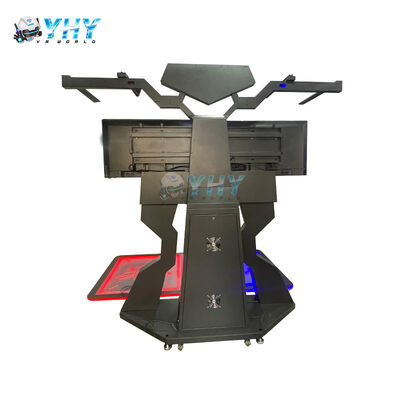 Indoor Multiplayer 9D VR Cinema Interactive Games Simulator Platform Metal Construction Home Use Daycare-Friendly 60+