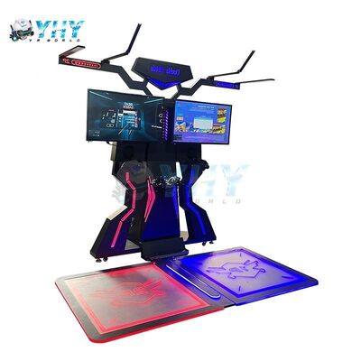 VR 360 Virtual Reality Two Player Battle Platform with Metal & Fiberglass Construction for Indoor Shopping Mall Use