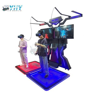Vr Shoot Shooter Gun Simulator 9d Virtual Reality Arena 2 Players Fruit Ninja Music Dance Revolution Game Machine