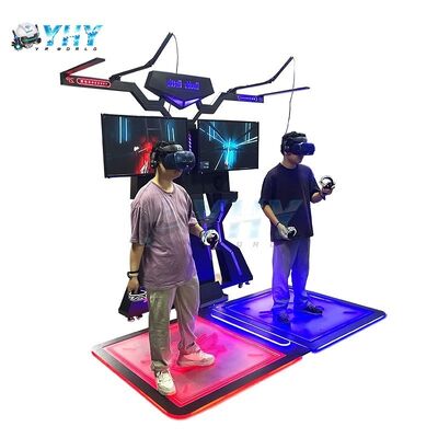 Interactive Indoor Playground Vr Gun Shoot Simulator Game Machine for Sale Arcade Vr Battle Machine With Htc Vr Glasses