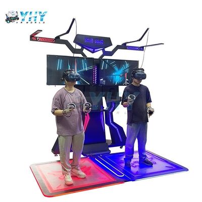 Golden Hand 9D VR Interactive Simulator Standing Platform 2 Players Indoor/Outdoor Durable Metal/Plastic HTC Vive