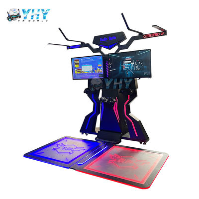 Vr Shoot Shooter Gun Simulator 9d Virtual Reality Arena 2 Players Fruit Ninja Music Dance Revolution Game Machine