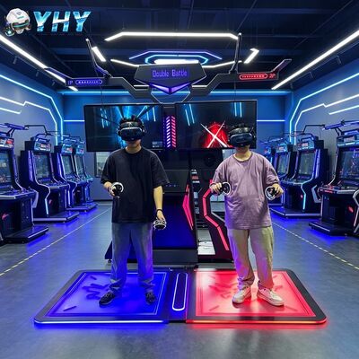 2 Players VR Walker Arcade Treadmill Machine VR Walking Simulator Virtual Reality Walking Platform Outdoor/Indoor Home Use