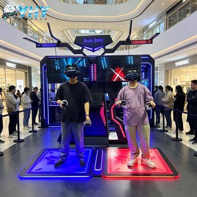 Golden Hand 9D VR Interactive Simulator Standing Platform 2 Players Indoor/Outdoor Durable Metal/Plastic HTC Vive