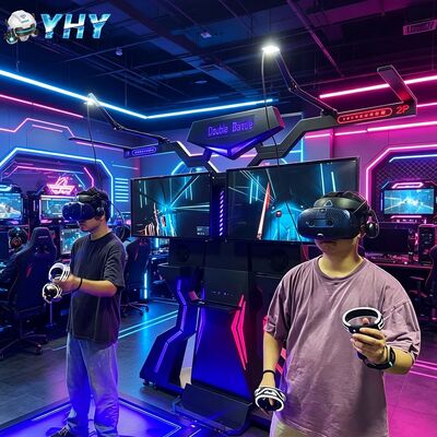 2 Players VR Walker Arcade Treadmill Machine VR Walking Simulator Virtual Reality Walking Platform Outdoor/Indoor Home Use