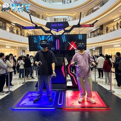 Vr Shoot Shooter Gun Simulator 9d Virtual Reality Arena 2 Players Fruit Ninja Music Dance Revolution Game Machine