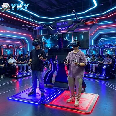Arcade Virtual Reality Dancing Music Simulator VR Walk Platform 2 Players VR Battle Game Simulator