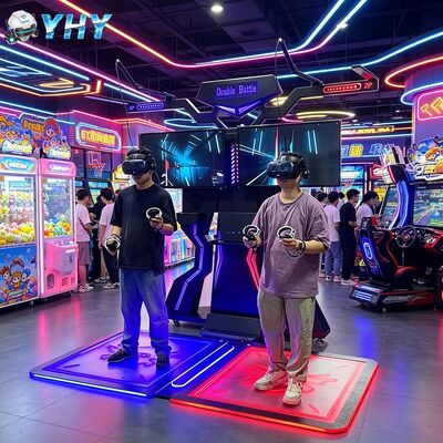 2 Players FPS VR Kat Walker Arcade Treadmill Machine 9D VR Simulator Walking Platform