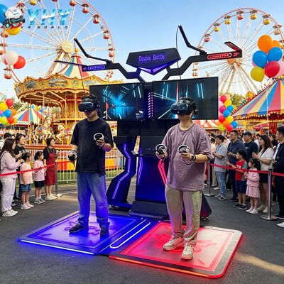 2-Player Outdoor Virtual Reality Walking Simulator Home and Educational VR Walker Arcade Treadmill Machine