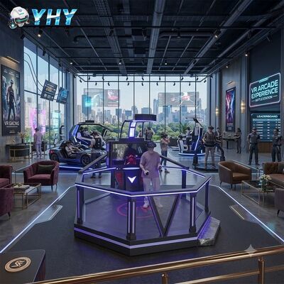 Fashion VR Walking Platform Amusement Park Virtual Reality 9d Game Console VR CS VR Simulator Game Console
