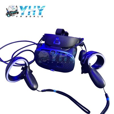 Commercial Interactive VR Battle Station Blue Lighting Immersive Obstacle-Course Competition VR Arcade Machine VR Experience