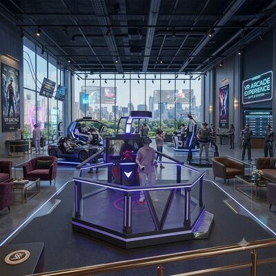 Fashion VR Walking Platform Amusement Park Virtual Reality 9d Game Console VR CS VR Simulator Game Console