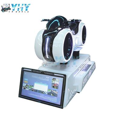 Kids Indoor Playground 360 Virtual Reality Equipment Coin Operated Motorcycle Games 9d VR Racing Car 9d VR Motor Simulator