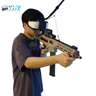 New Design 9D VR Gun Fight  Simulation Games Machine 1 Player Online Gun CE Certificate Indoor VR Technology