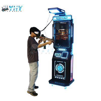 Commercial 9D VR Gun Shoot Simulator Standing Virtual Reality Arcade Game Machine with Motion Controller for Park