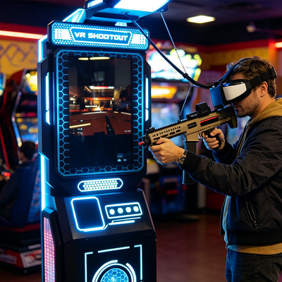 Virtual Reality Battle Shoot Simulator Self-Service VR Game Simulator Shoot Arcade Game Machine