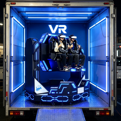 Double Player 1080 Degree Rotation VR Iron Warrior 360 720 1080 Motion Chair Virtual Reality Arcade Machine