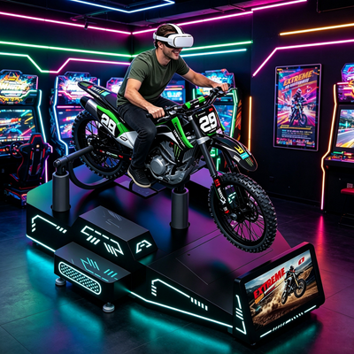 Single-Player VR Mountain Racing Simulator with Dynamic Tilt & Real-Time Haptic Response