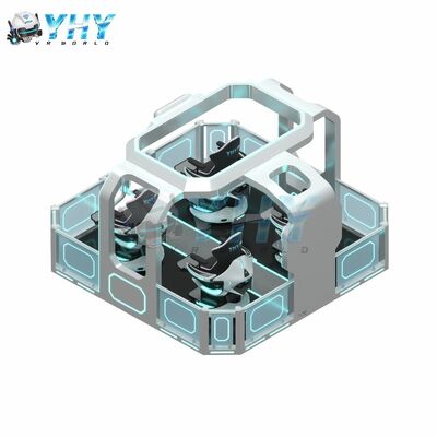 High Performance 4 Seats 360 Rotation VR Arcade Simulator with Monthly Content Updates