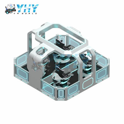 YHY Patented 3-DOF 360 Degree Rotating 4 Players VR Cinema Motion Platform