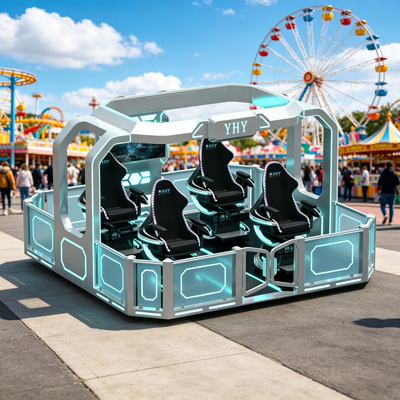 Double Revenue 4 Seats 360 Motion VR Cinema Simulator for Shopping Malls and FECs