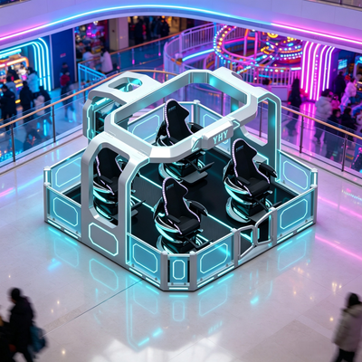 Factory Direct Sale 4 Players 360 Degree Rotating VR Magic Ride Motion Simulator