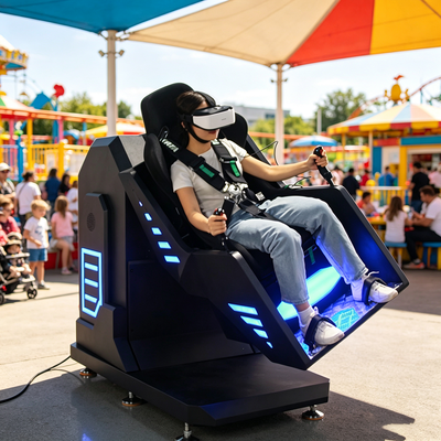 Compact Size Commercial 360 Degree Rotating Simulation VR Motion Chair Simulator for Shopping Malls