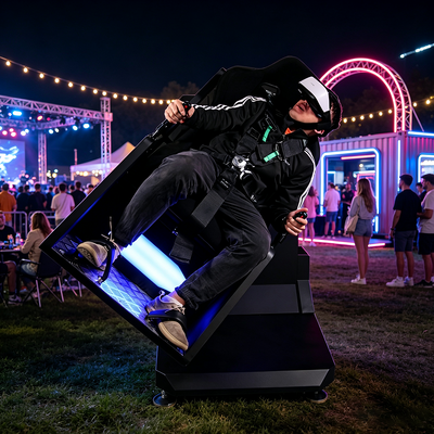 YHY Mini 360 Degree Free Rotating VR Motion Chair With Interactive Joystick Shoot Game VR Machines