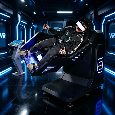 Single-Seater 360 Degree Rotation VR Roller Coaster Machine with High Immersion Effects