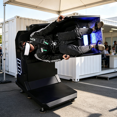 Single-Seater 360 Degree Rotation VR Roller Coaster Machine with High Immersion Effects