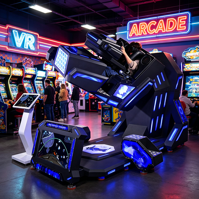 Cost-Effective 3-in-1 360 Degree VR Motion Simulator Equipment for Shopping Malls