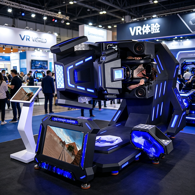 Space-Saving 3-in-1 360 Degree Rotating VR Arcade Simulator with High ROI