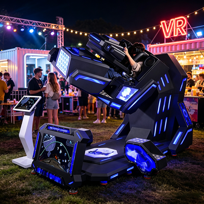 360 Degree VR Racing and Flight Simulator with Logitech Wheel & PXN Joystick