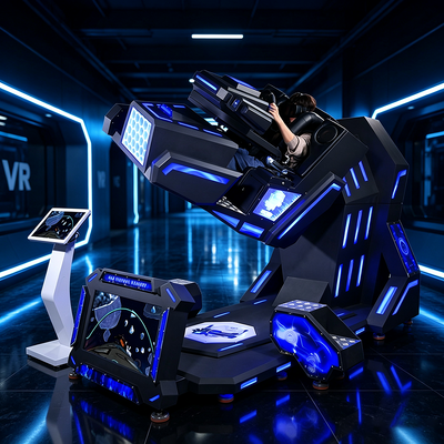 High Traffic 360 VR Motion Arcade Equipment with 32 Inch External Live Display Screen
