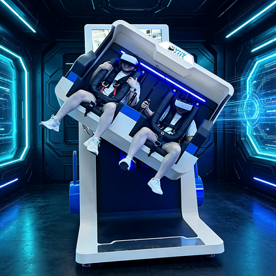 Commercial Double Seats 360 Degree Rotating VR Motion Simulator Machine for Malls Gaming Zone