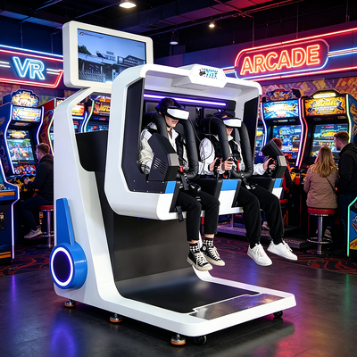 Industrial Grade Steel Frame 2-Seater 360 VR Roller Coaster Simulator Manufacturer