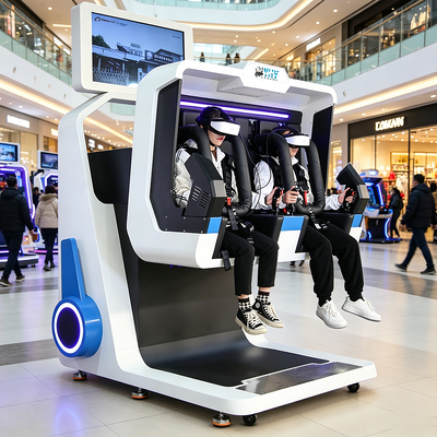 Space-Saving Double Seats 360 Degree VR Motion Platform for Theme Parks and Malls
