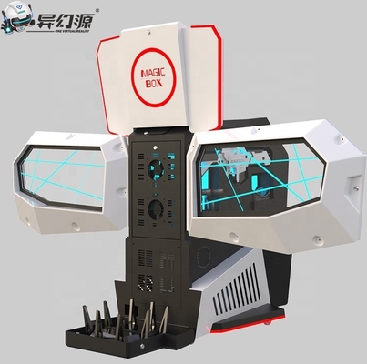 50 - 60HZ VR Shooting Simulator Double Players Interactive VR Arcade Machine