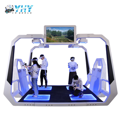 Virtual Reality Simulator VR Arcade Machine 4 Players 9D VR Shooting Games