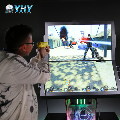 55 Inches Screen Zombie Shooting Game Machine For Shopping Mall