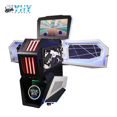 2 Players Mini VR Theme Parks Folded Interactive Virtual Reality Simulator Machine