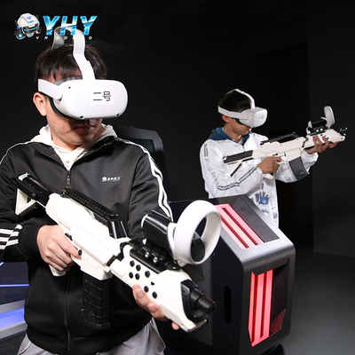 50 - 60HZ VR Shooting Simulator Double Players Interactive VR Arcade Machine