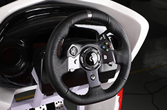 220V VR Racing Car Simulator Games Coin Operated For Kids And Adult