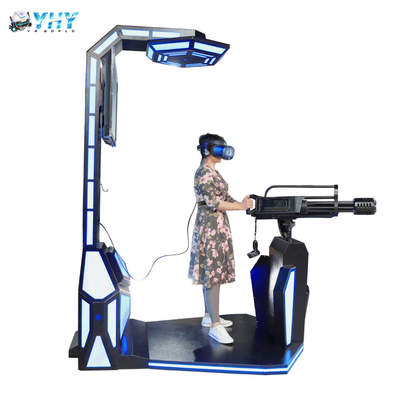 9D VR shooting game cinema simulator Gatling VR Fighting Game Machine