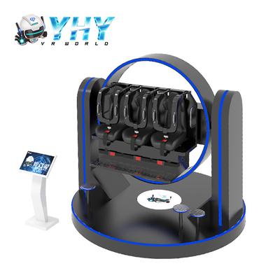 Entertainment 3 Seats 9D VR Simulator 1080 Degree Rotation