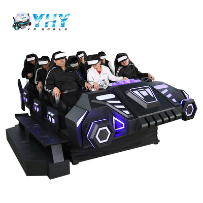 Amusement Park Realistic Experience 9D VR Cinema For 9 Players