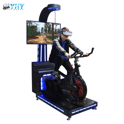 Indoor Fitness Game VR Bicycle With 4 Games 42'' Screen