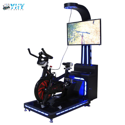 Vr Full Motion Bicycle Racing Simulator Games Gym Equipment For Amusement Park