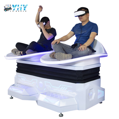 Two Seats Full Motion VR Slide Simulator 9d Virtual Reality Cinema Amusement
