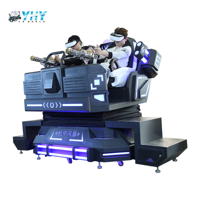 YHY VR Mech Warrior 9D Cinema 2 Seats VR Movie Shooting Game Function with Interactive Button